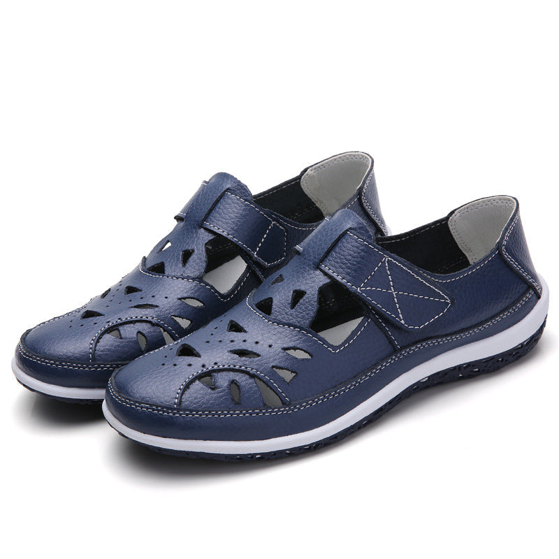 Retro Soft Soled Hollow Sandals