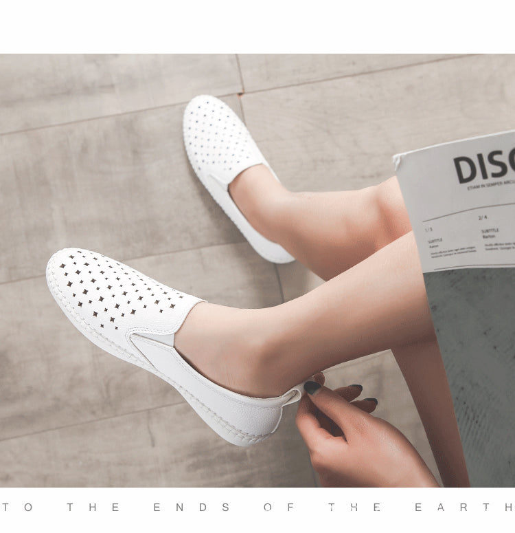 Hollow Flat Breathable Shoes
