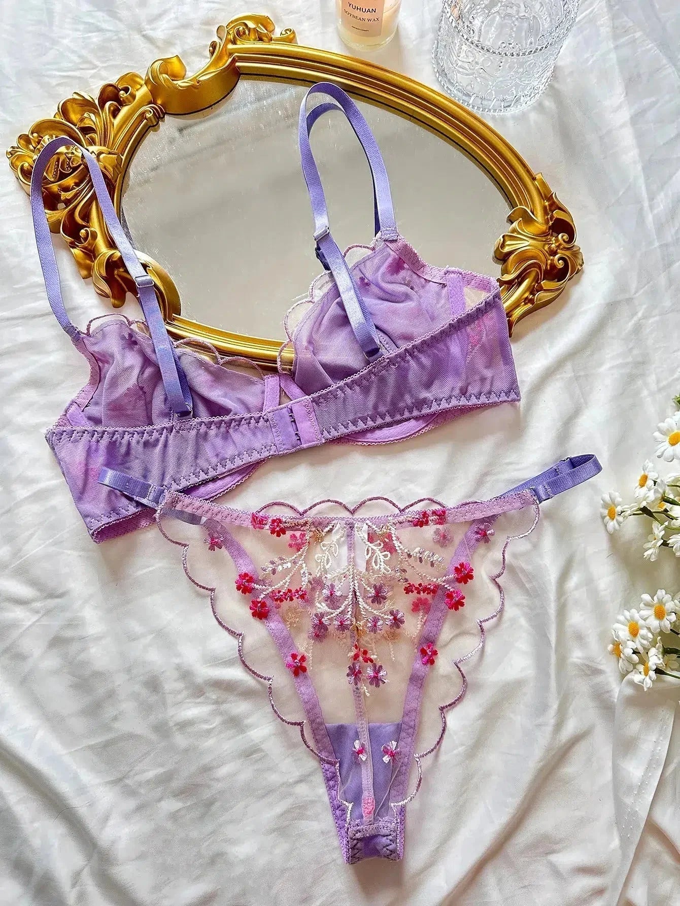 Heather's Floral Lingerie