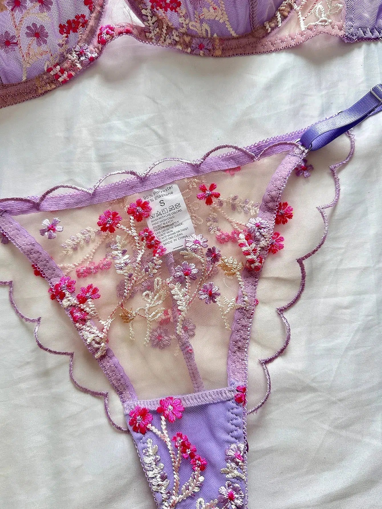 Heather's Floral Lingerie